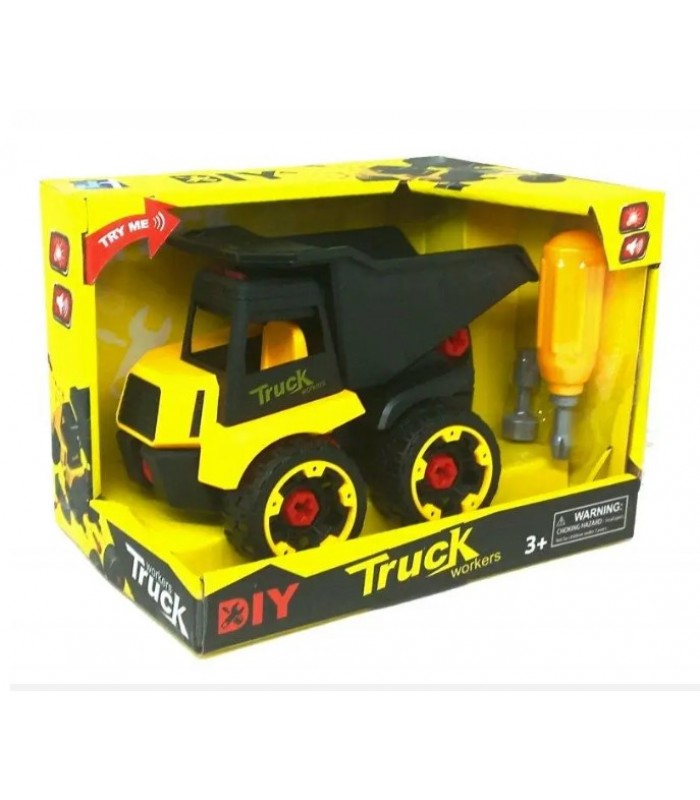 Игрушка Машина - конструктор с отверткой Truck NA-3030A-1, пакунок малюка, для детей от 3 лет