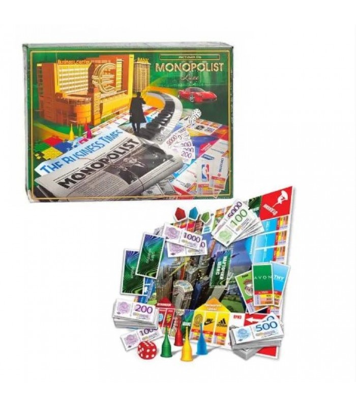 Игра настольная "Monopolist" G-MonP-01-01U (10) "Danko Toys", от 8 лет, пакунок малюка