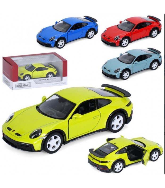 Машина KT5467W, металл, инерция, 1:36, 12см, открываются двери, резиновые колеса, 4 цвета, пакунок малюка