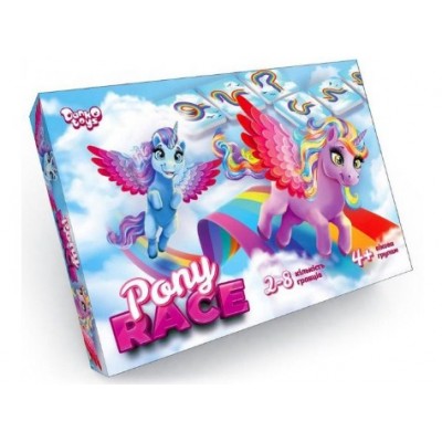 Настольная игра Pony Race Dankotoys (G-PR-01-01), пакунок малюка, для детей от 3 лет