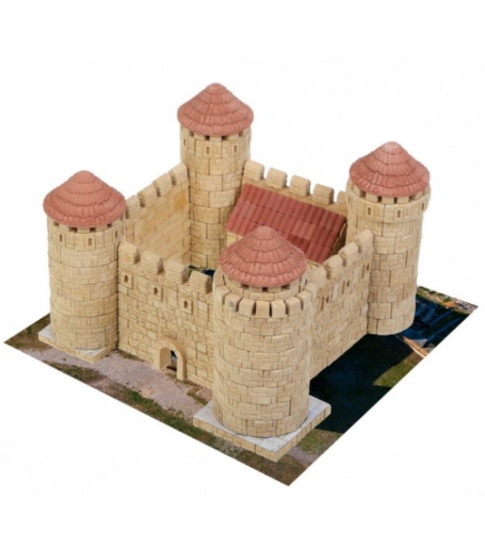 Конструктор керамический Аккерманская крепость из мини кирпичиков, 1000 деталей, 70743, для детей от 5 лет