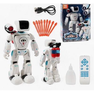 Робот на радиоуправлении 79977 "TK Group", подсветка, сенсорное управление, песни, сказки, викторина, пакунок малюка