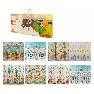 Термоковрик детский двусторонний 180х200 см, в сумке, D-30122/33180, для детей от 6 месяцев, Пакунок малюка