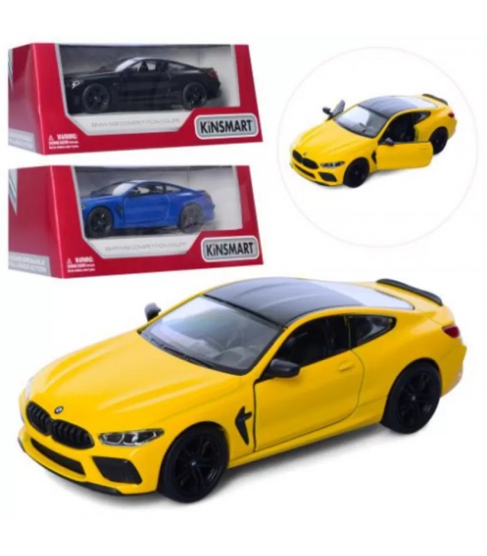 Машинка BMW M8 Competition Coupe игрушечная, KT5425W, для детей от 3 лет, Пакунок малюка