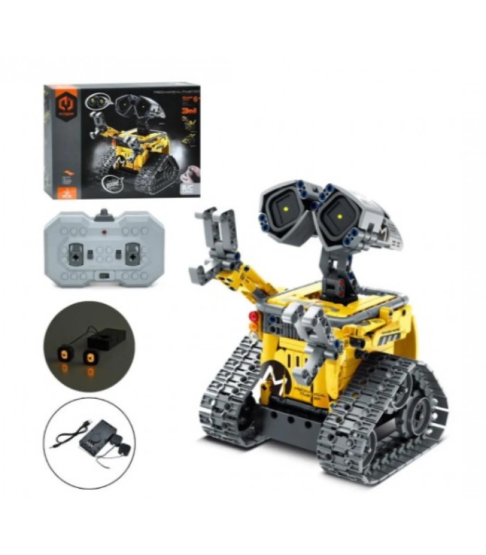 Constructor 8060 радио 2.4G, 3 в 1 (робот, танк, динозавр), 17,2-15-20,7 см, аккумулятор, USB-зарядное устройство, звук, свет, пакунок малюка