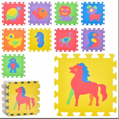 Коврик мозаика Bambi M 0376-1 EVA, пакунок малюка