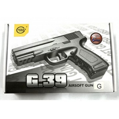 G39G Страйкбольный пистолет Galaxy Glock металл зеленый, пакунок малюка