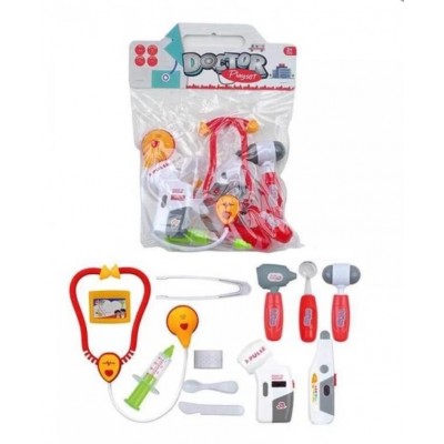 Набор врача стетоскоп медицинские инструменты 2 цвета 5507-08-11, пакунок малюка