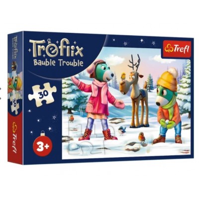 Пазлы Trefl 30шт (18313) Рождество с Трефликсом, пакунок малюка