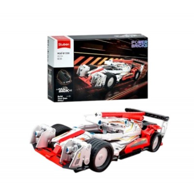 Конструктор SLUBAN M38-B1338 авто серия, гоночная машина, 251дет, в кор-ке, 30-19-6,5см, пакунок малюка