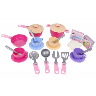Игровой набор пластиковой кухонной посуды, ТехноК 7082, для детей от 3 лет, Пакунок малюка