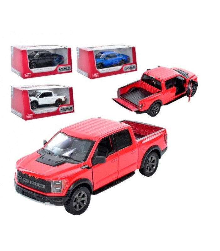 Модель джипа Ford F-150 Raptor металлический Kinsmart KT5436W, пакунок малюка