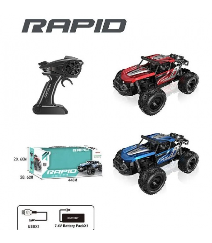 Джип на радиоуправлении 666-860 A (8) 2 вида, металлопластик, амортизация, резиновые шины, масштаб 1:12, аккумулятор 7.4V, пульт 2.4 GHz