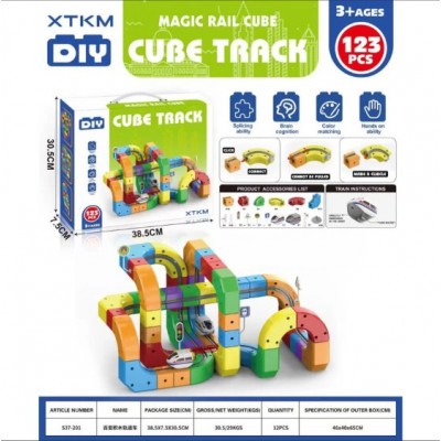Магический 3D-трек Cube Track 537-201 (123 детали) — набор «Главный архитектор», пакунок малюка