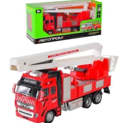 Пожарная машина автопром 1:38 AP7513D, пакунок малюка