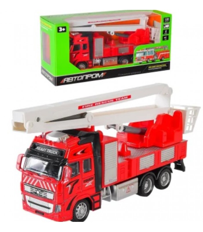 Пожарная машина автопром 1:38 AP7513D, пакунок малюка