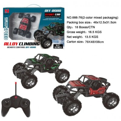 Машинка внедорожник (со скалолазания) на пульте управления 666-76, пакунок малюка