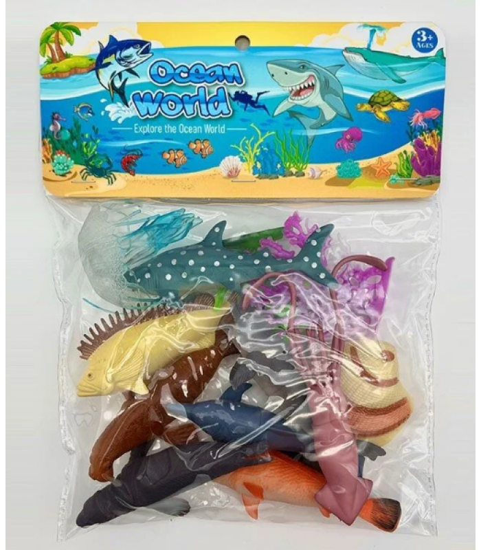 Морские жители 104-6, 9 штук водоросли, пакунок малюка