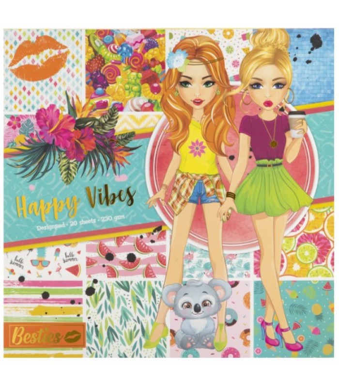 Блокнот для дизайна Besties Happy Vibes (961034), пакунок малюка