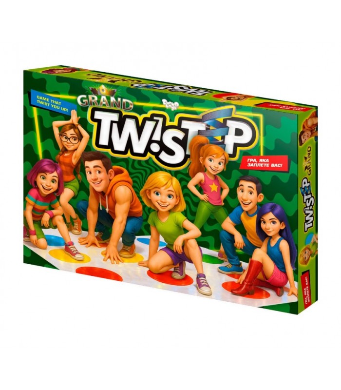 Твистер "Grand Твистеп" DTG102, "Danko Toys", размер -180х130 см, пакунок малюка