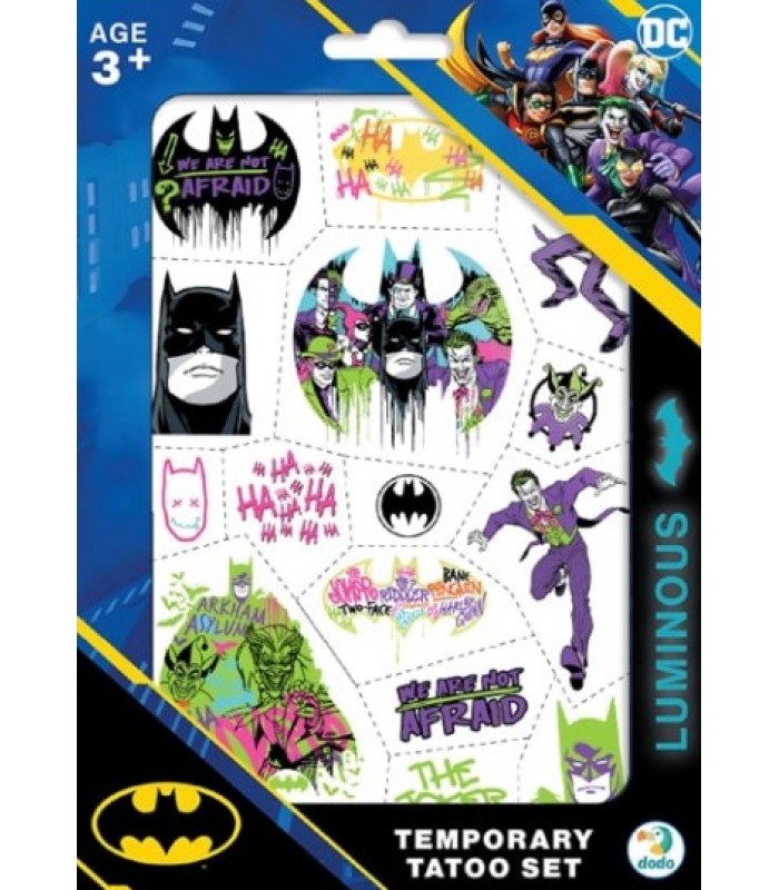 Набор временных татуировок Dodo DC Batman Герои Готем Сити (200548), пакунок малюка