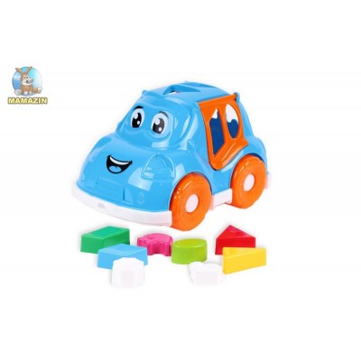 Машинка-сортер пластиковая, Технок 5927 для детей от 3 лет, пакунок малюка