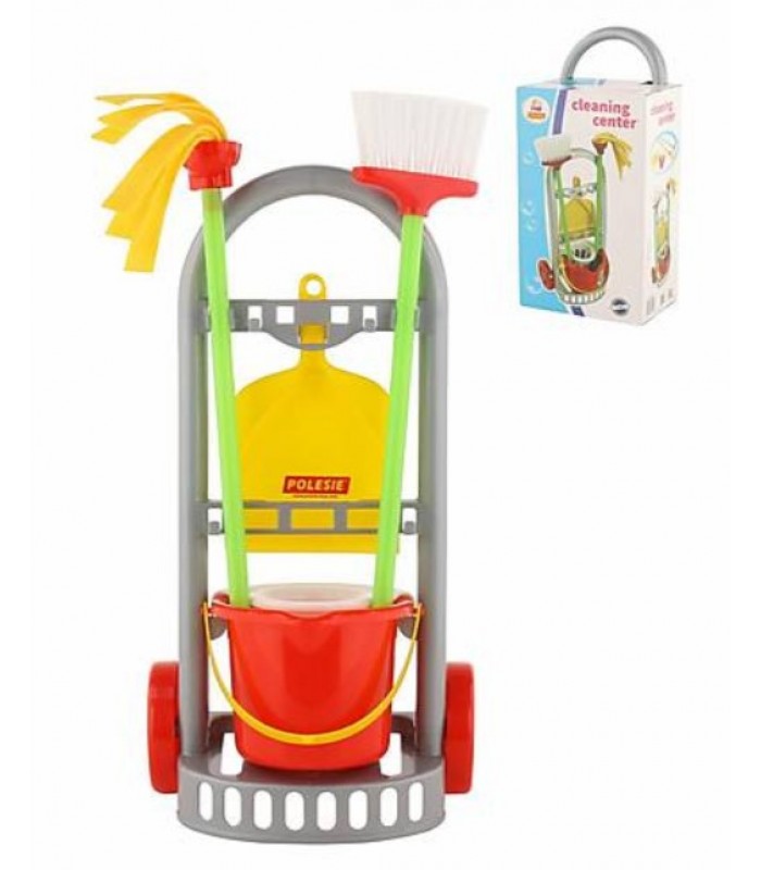 Детский игровой набор для уборки Чистюля-мини, пластиковый,  42910 Polesie, для детей от 3 лет, Пакунок малюка