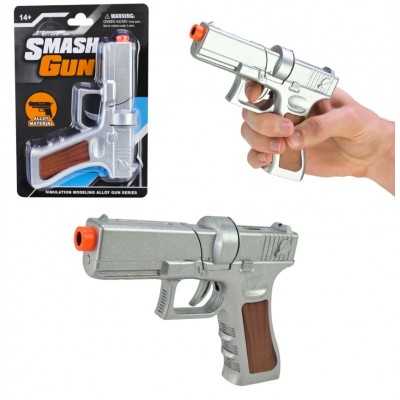 Пистолет мет. ст. C2002B (60in) под пистоны, на планшетке 20, 5*14*3, 5 см, пакунок малюка