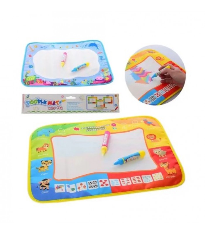 Коврик для рисования водой (с маркерами) LT3981-1-82-1, пакунок малюка