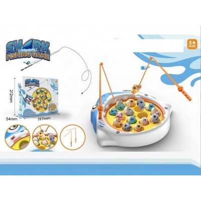 Рыбалка 5204 (72/2) платформа вращается, мелодия, рыбки поднимаются-опускаются, открывают рты, 2 удочки
