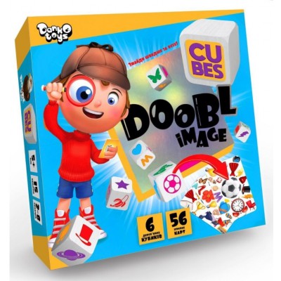 Настольная развлекательная игра Doobl Image Cubes, DBI-04-01, для детей от 5 лет, Пакунок малюка