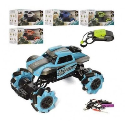 Игрушка Джип на радиоуправлении с пультом браслетом XB1031CG, пакунок малюка