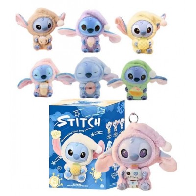 игрушка-брелок Stitch в стиле Labubu 17 см, пакунок малюка