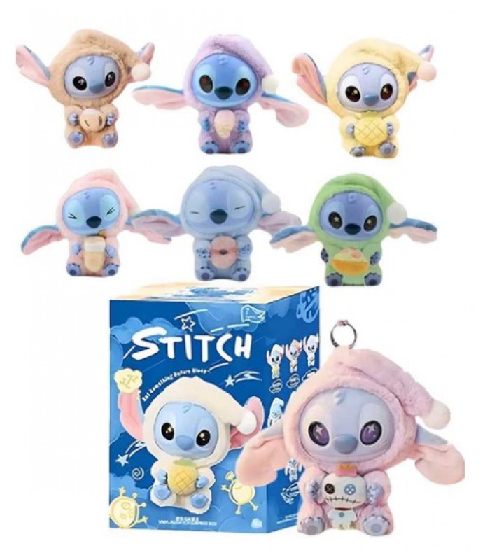 игрушка-брелок Stitch в стиле Labubu 17 см, пакунок малюка