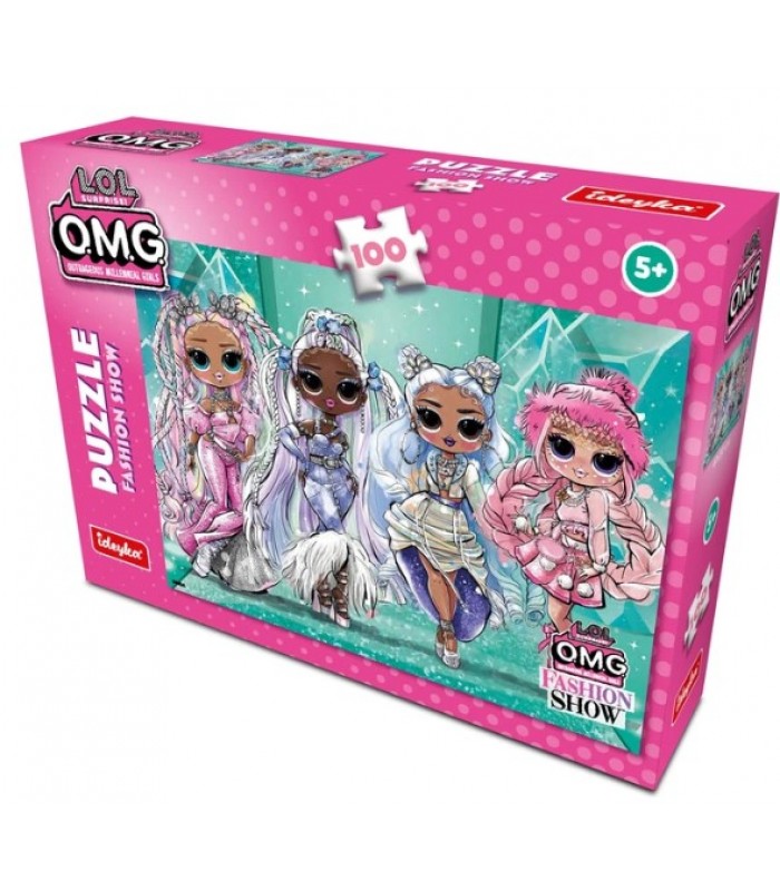 Пазл Ideyka "OMG Fashion Show" 100 элементов, 30х40 см (LP100-005), пакунок малюка