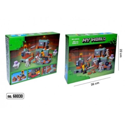 Конструктор МС 68030 (324 дет) 26*22*7 см (15.5 см), пакунок малюка