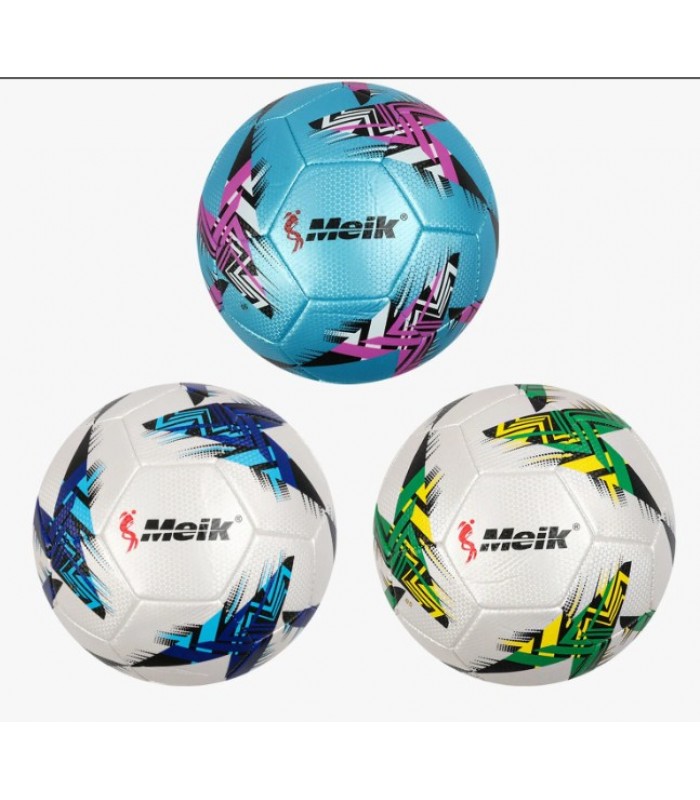 Мяч футбольный С 76405, 3 вида, вес 400-420 граммов, материал PU, баллон резиновый, размер №5, пакунок малюка