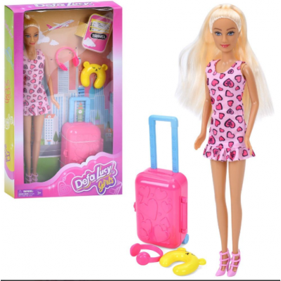 Кукла Defa с чемоданом (8801), пакунок малюка