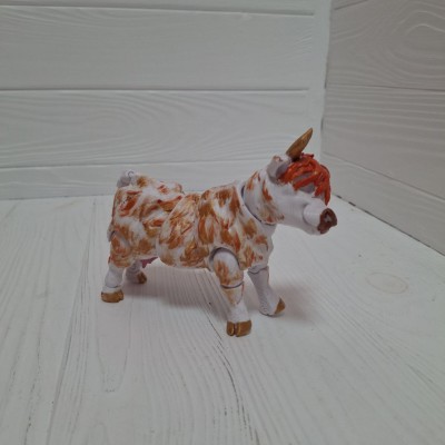 Подвижная фигурка коровки из 3д пластика, в ассортименте, цена за 1 штуку, пакунок малюка