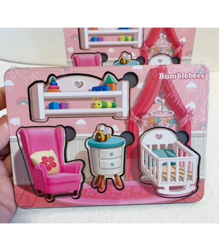 Пазл "Мебель-1" (фон с подсказкой) Ань-Янь. ПСФ120, пакунок малюка