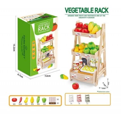 Набор продуктов SY 2113-4,стенд с продуктами, муляжи овощей, в коробке, пакунок малюка