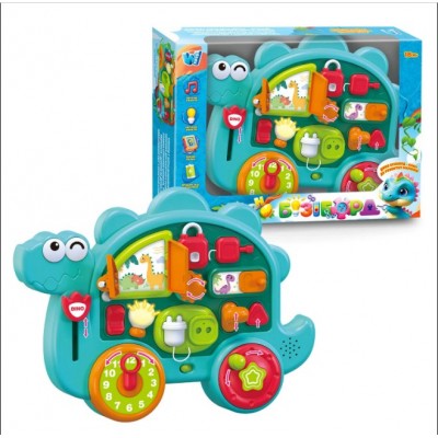 Бизиборд 72024 "WToys", укр. яз, 15 сказок, 15 песен, 15 загадок, 15 скороговорок, звуки, подсветка, пальчиковые игры, трещотки, пакунок малюка