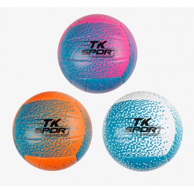 Мяч волейбольный C 70348, "TK Sport", 3 вида, мягкий PVC, вес 280-300 граммов, размер №5, пакунок малюка