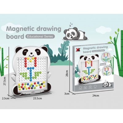 Мозаика 646 "Панда", магнитная, каталог с примерами картинок, в коробке