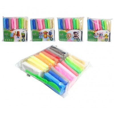 Набор для лепки с воздушным пластилином 20 стиков, TM LOVIN'DO 7000232, пакунок малюка