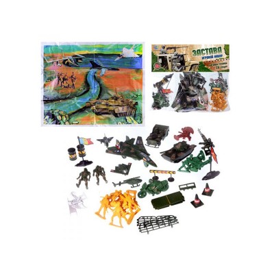 Комбат M 0269 UR игровое поле, военная техника, солдаты, пакунок малюка