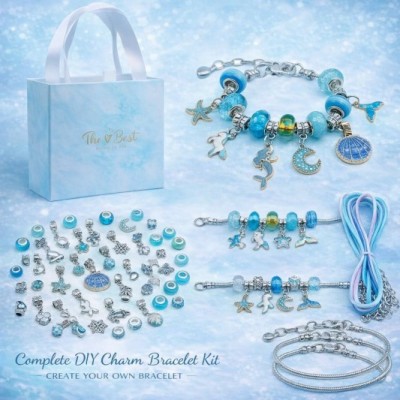 Набор для создания браслетов PANDORA в синей коробке (DLS-1105PN) от 6 лет, пакунок малюка