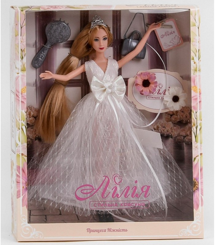 Кукла Лилия ТК - 10654 "TK Group", “Принцесса Нежность", аксессуары, в коробке для детей от 3 лет, пакунок малюка