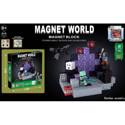 MAGNET WORLD — Magnet Block, манйкрафт  S001-5 LED , пакунок малюка