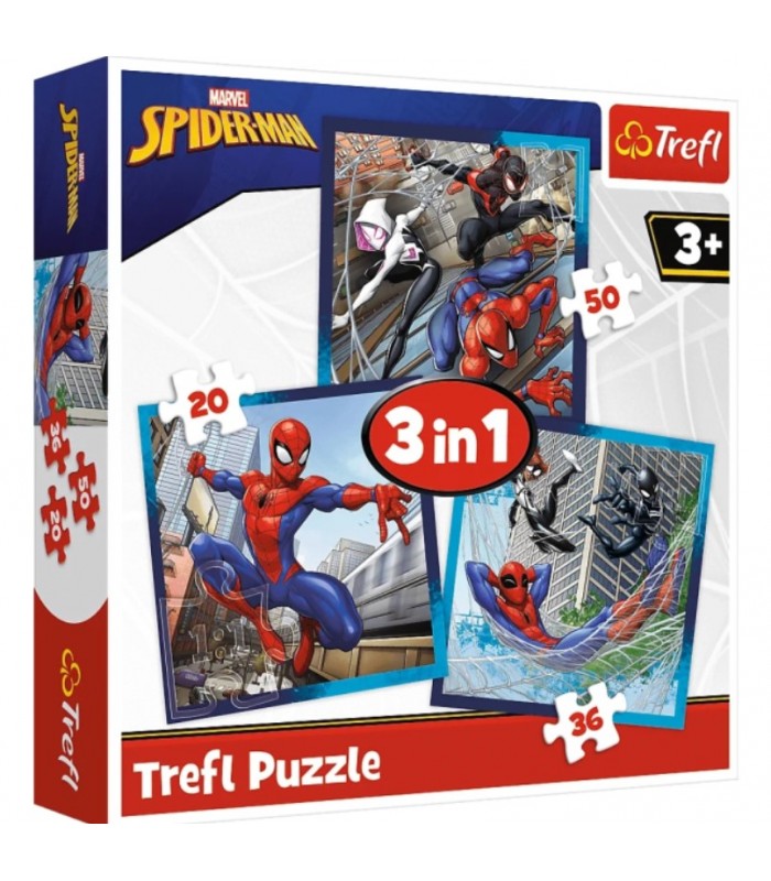 Пазл Trefl Друзья Спайдер-Мена 106 элементов (34874), пакунок малюка